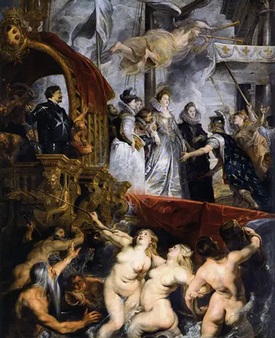 The Landing at Marseilles 3rd November 1600 Peter Paul Rubens